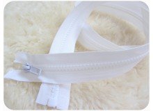 Reißverschluss aus Kunststoff 5mm trennbar 85cm -Weiß